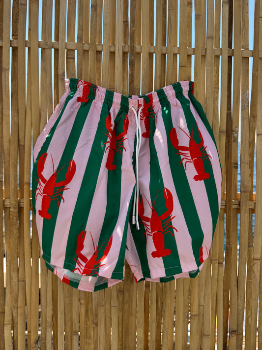 Costume Corto Righe Lobster Berna