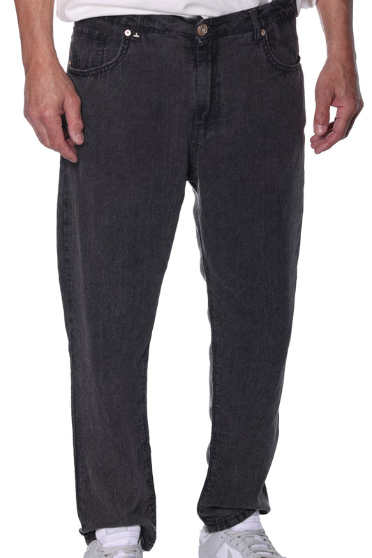Pantalone Carrot Misto Lino Berna