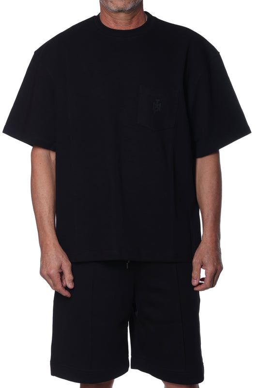 T-Shirt In Felpa Over Imperial