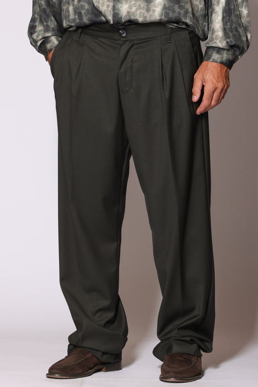 Pantalone Imperial Straight Fit Verde Bosco