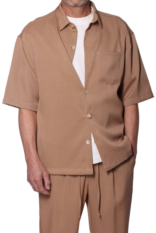 Camicia Over Cammello Imperial