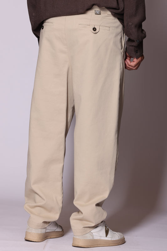 Pantalone Altatensione Japan Acciaio Beige