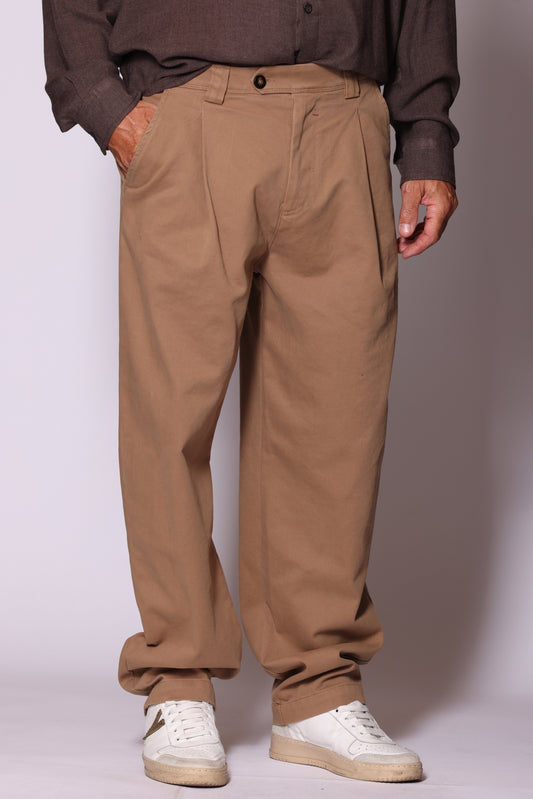 Pantalone Altatensione Japan Acciaio Cammello