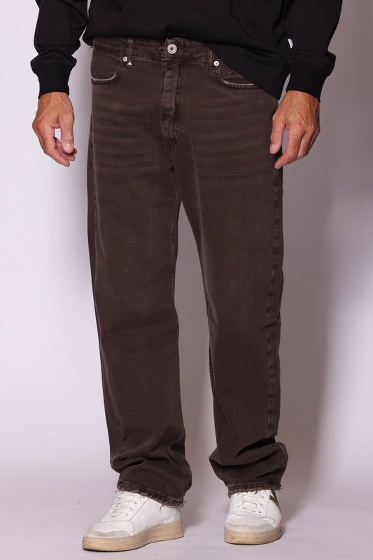 Pantalone Berna Straight Drill Moro