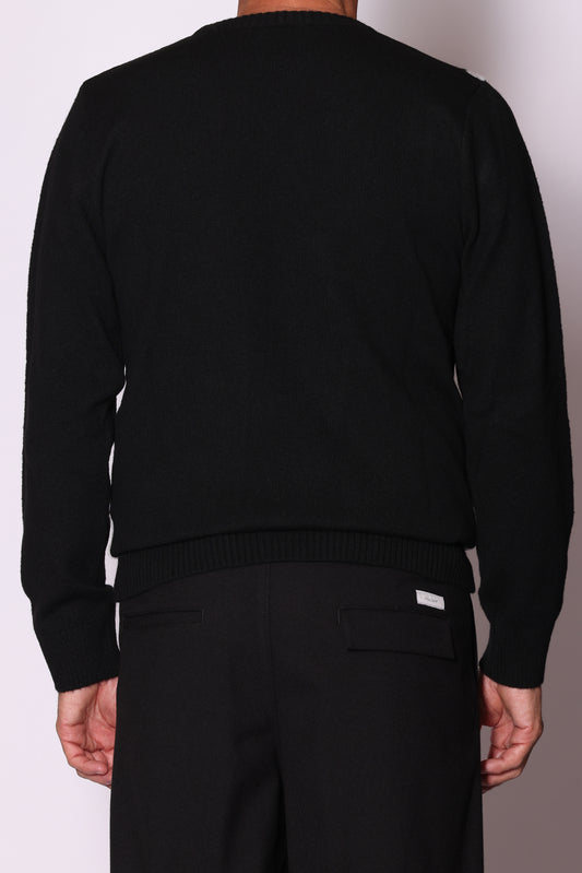 Maglia Bicolore Jacquard