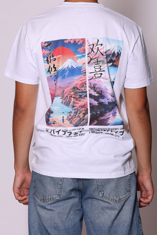 T-Shirt Berna Japanese Landscape