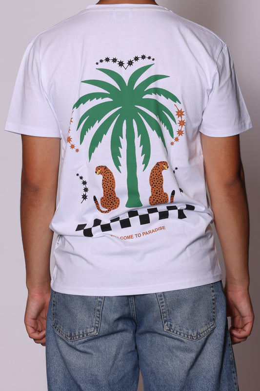 T-Shirt Berna Palma e Leopardi