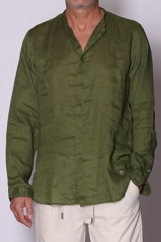 Camicia Berna coreana Lino
