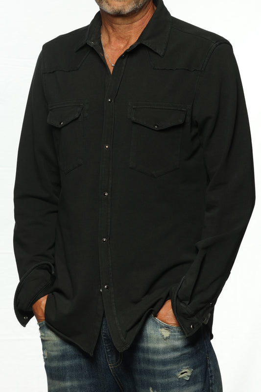 Camicia Felpa Western Berna