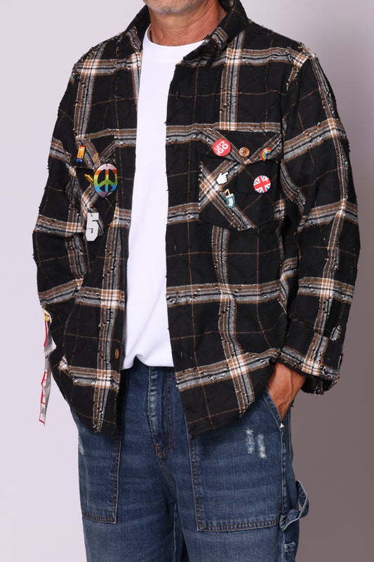 Overshirt Berna Quadri