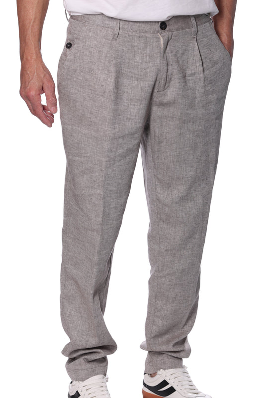 Pantalone Misto Lino Altatensione