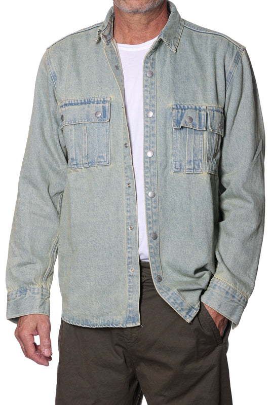 Camicione Denim Sabbiato Berna